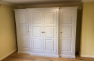 Four door double fronted wardrobe